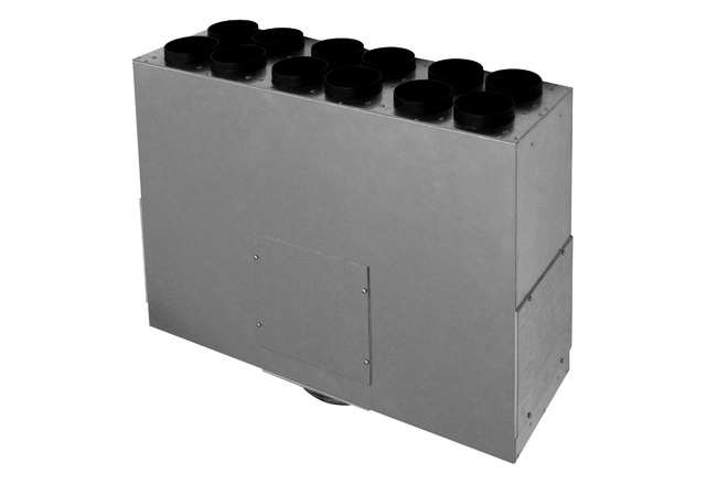 Maico Luftverteile aus Blech MF-BV75-160-12 12 Anschlüsse,Anschluss Flexrohr MF-F75