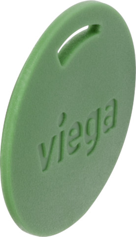 Viega Medienkennzeichnung Easytop 2237.25 in 25mm grün