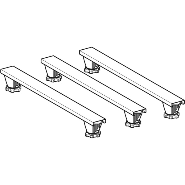 Geberit Set Füße und 3 Traversen 1000mm H:9-21cm, für Duschwanne aus Steinharz