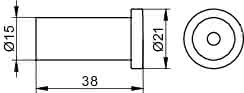 KEUCO Handtuchhaken Plan 14916, Edelstahl