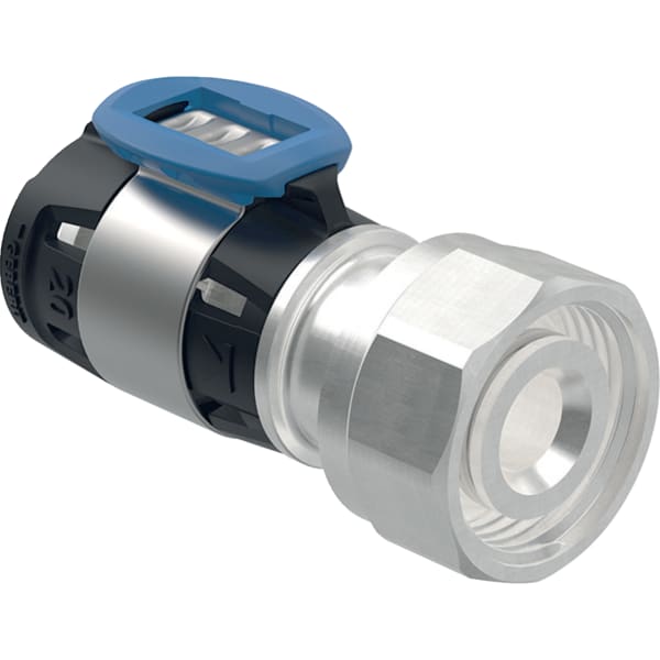 Geberit FlowFit Anschluss für Eurokonus mit Überwurfmutter SiBr d16-EuG3/4