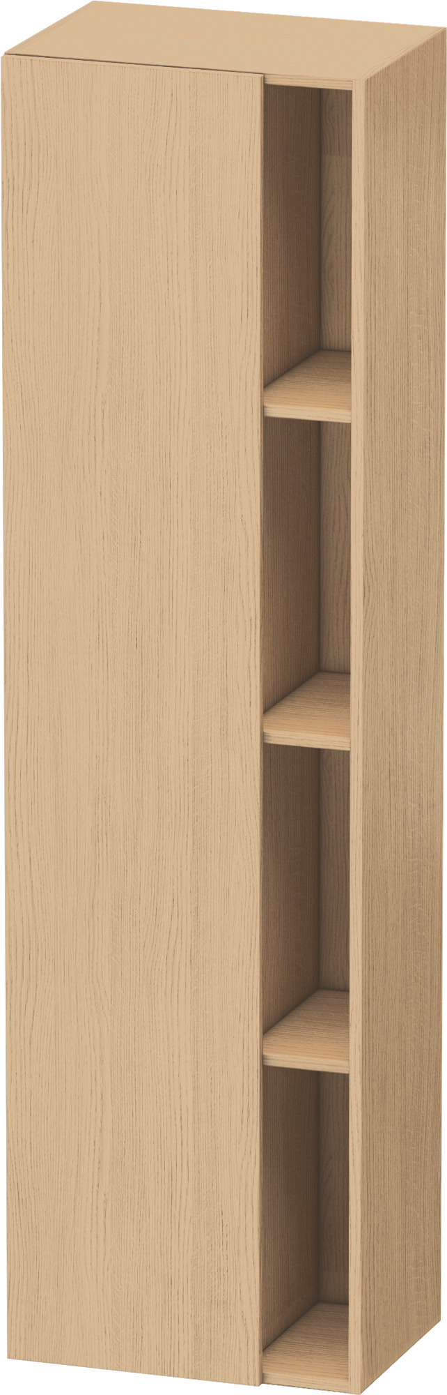 Duravit Hochschrank DuraStyle,360x500x1800mm, 1Tür,TA links, Eiche Natur