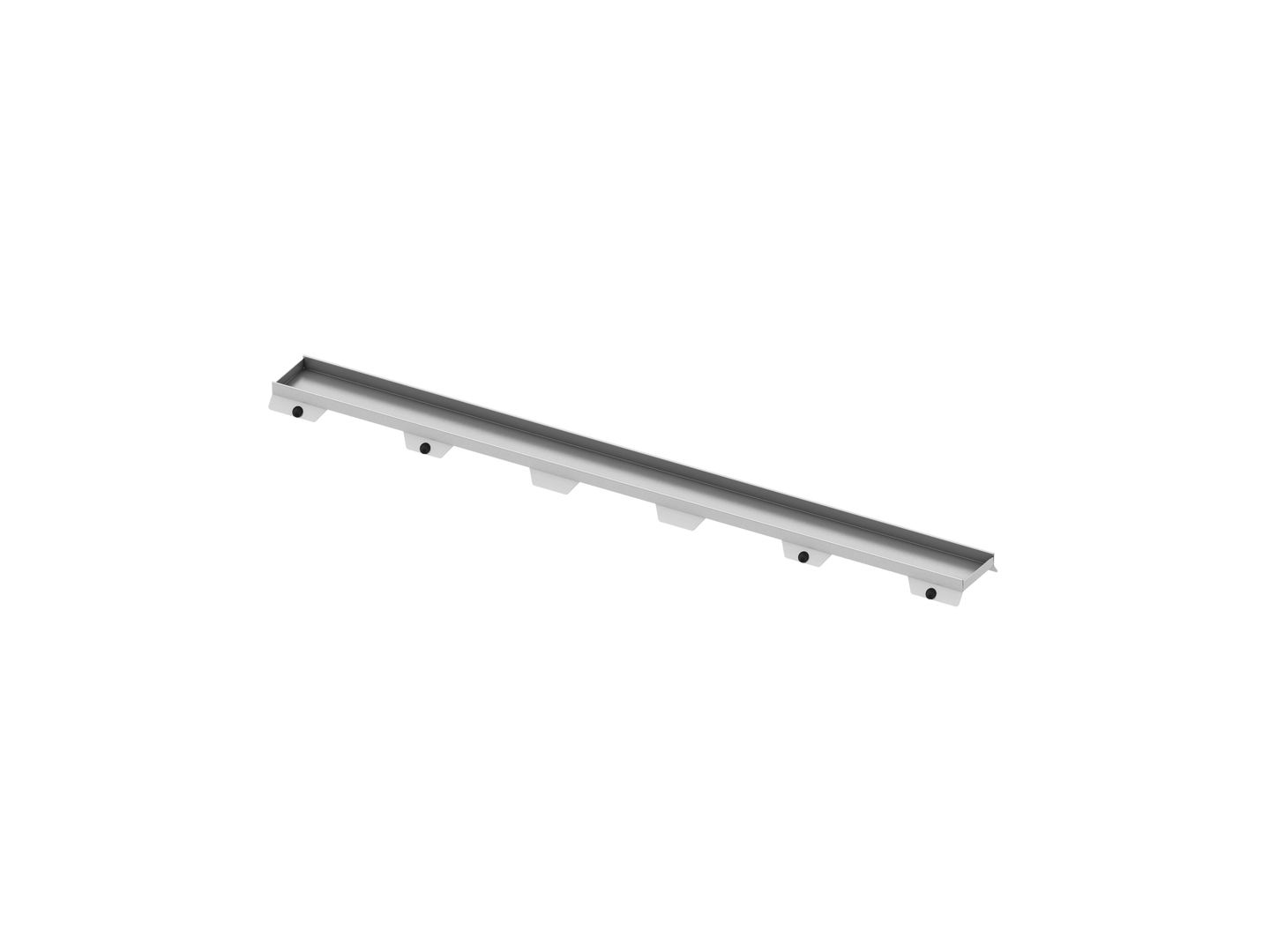 TECEdrainline Fliesenmulde "plate II", Edelstahl, 1000 mm