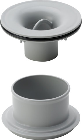 Viega Tauchrohr 4935.21 in 100mm Kunststoff grau Viega Tauchrohr 4935.21 in 100mm Kunststoff grau