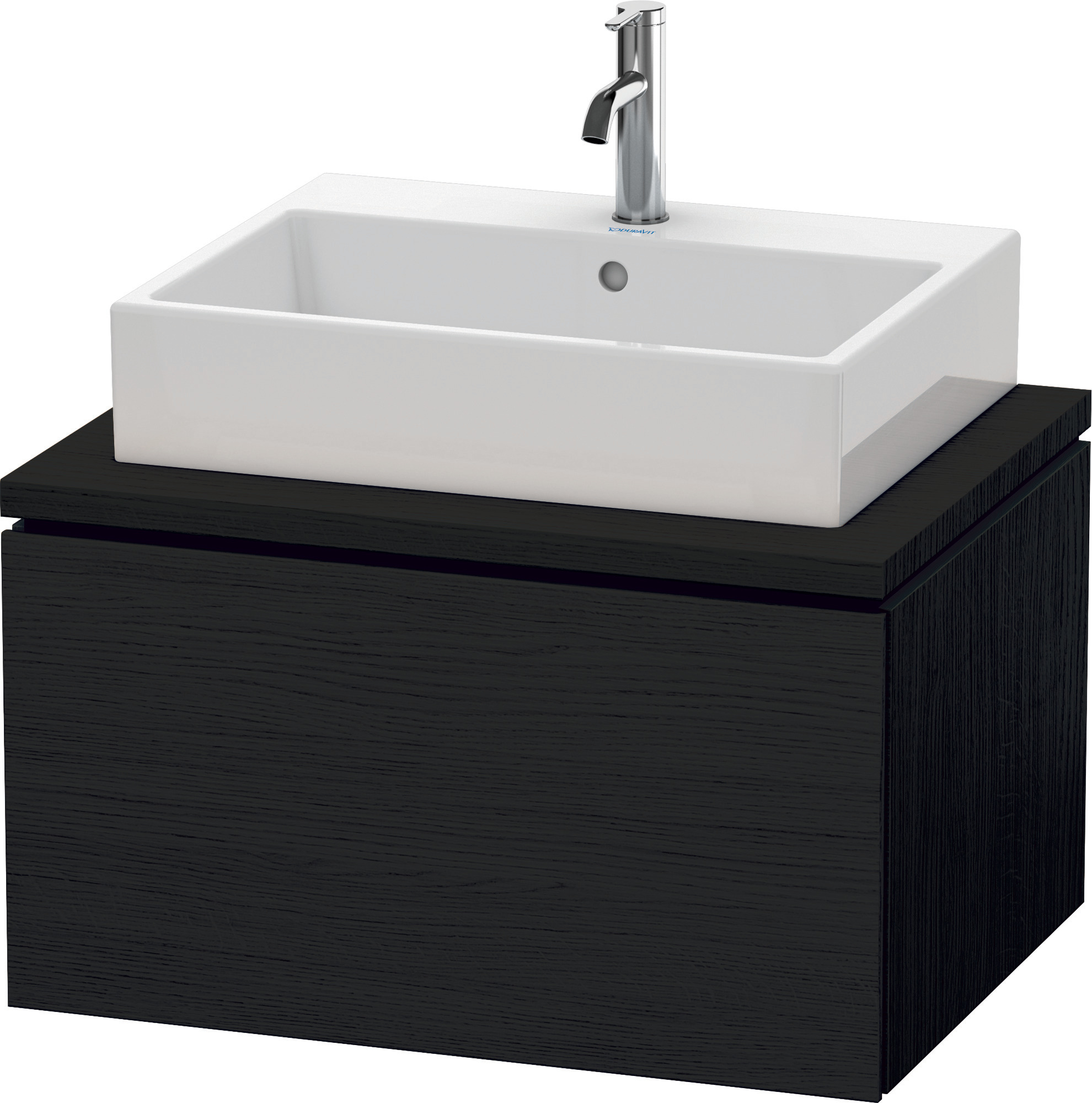 Duravit WTU für Konsole L-Cube 400x720x547mm 1 Auszug, Eiche Schwarz