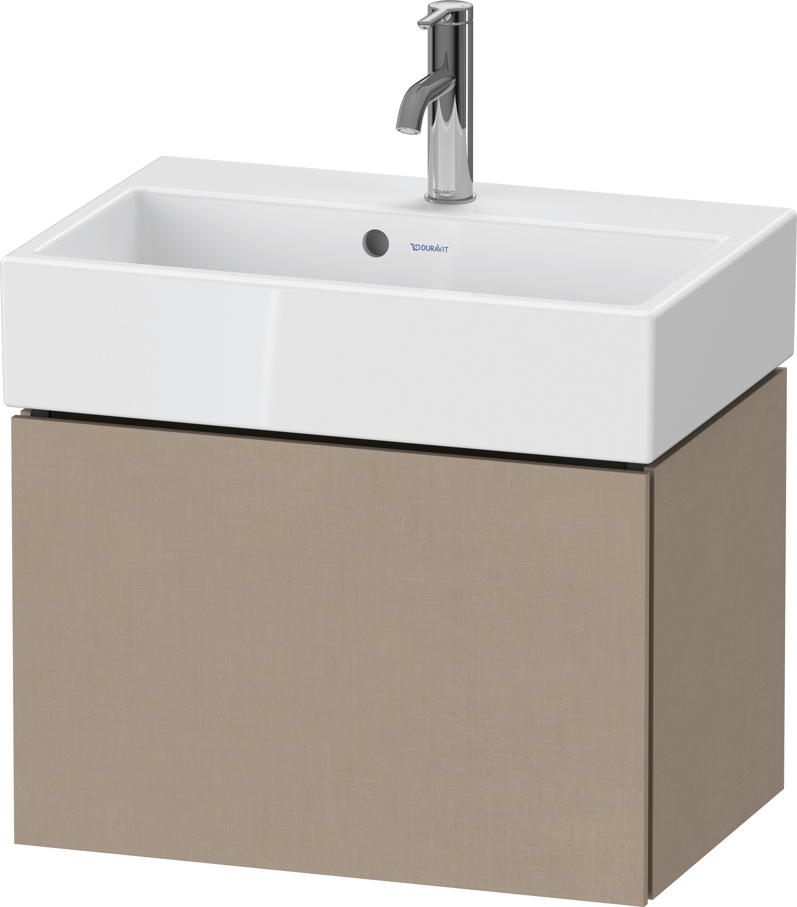 Duravit WTU L-Cube wandhängend, 1 Auszug 394x584x391mm, Leinen