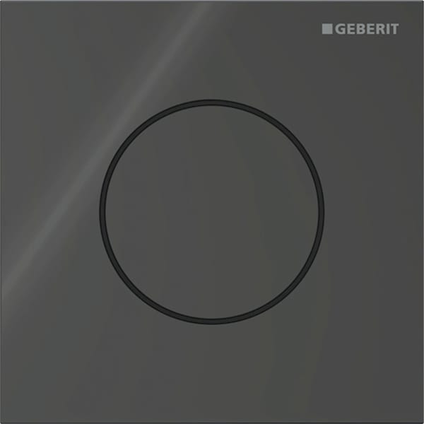 Geberit Typ 40 BetPl., rund, f. UR-Strg. pneum. Sp., schwarz