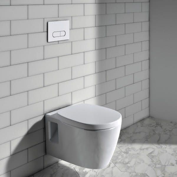 IS Wandtiefspül-WC Connect, randlos, 360x540x340mm, Weiß