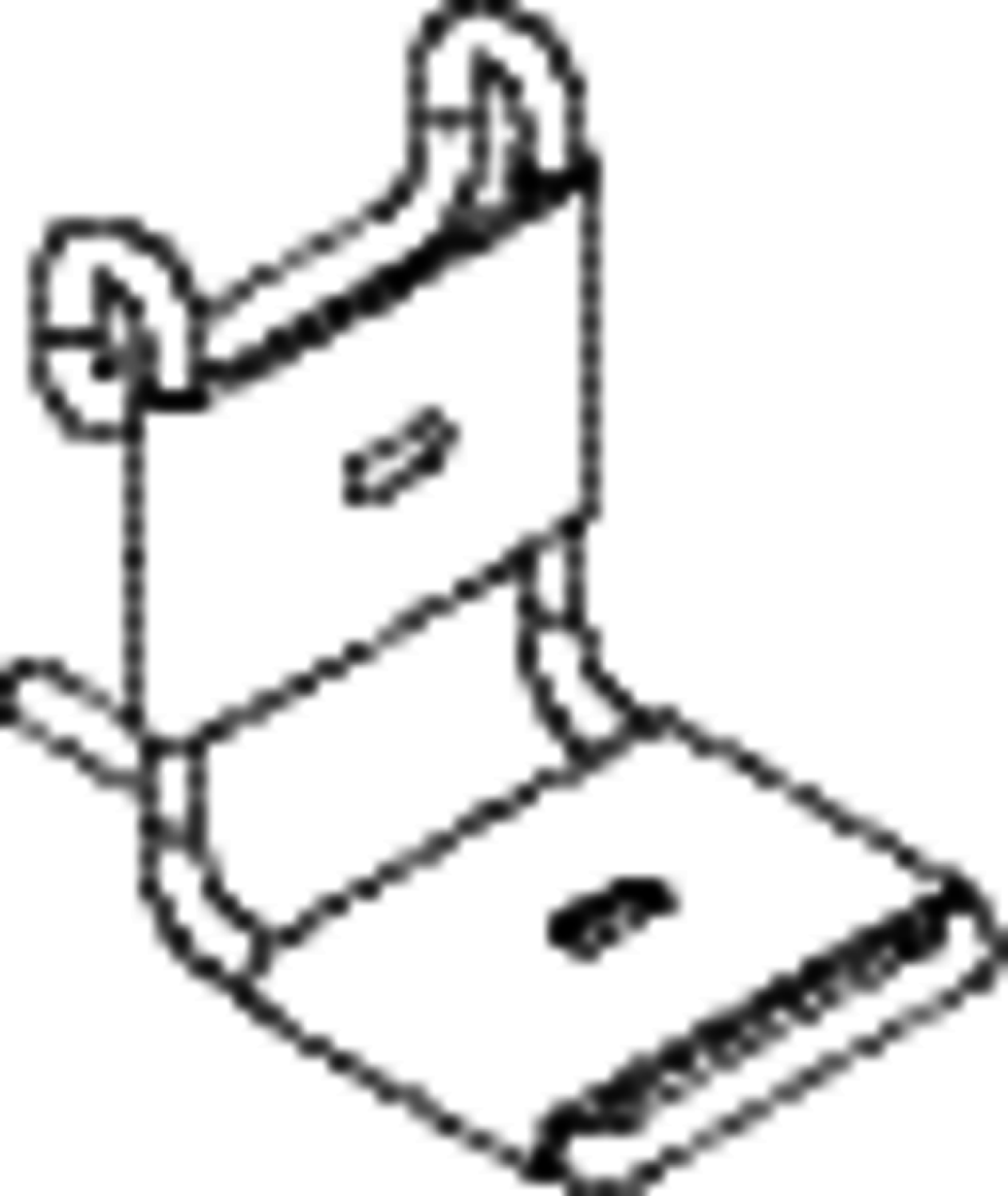 HEWI Einhängesitz B=345mm,T=480mm,H=471mm anthrazitgrau