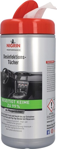 Desinfektionstücher 36 Tü.Dose NIGRIN Desinfektionstücher 36 Tü.Dose NIGRIN