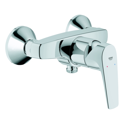 GROHE EH-Brausebatterie BauFlow 23755 Wandmontage chrom