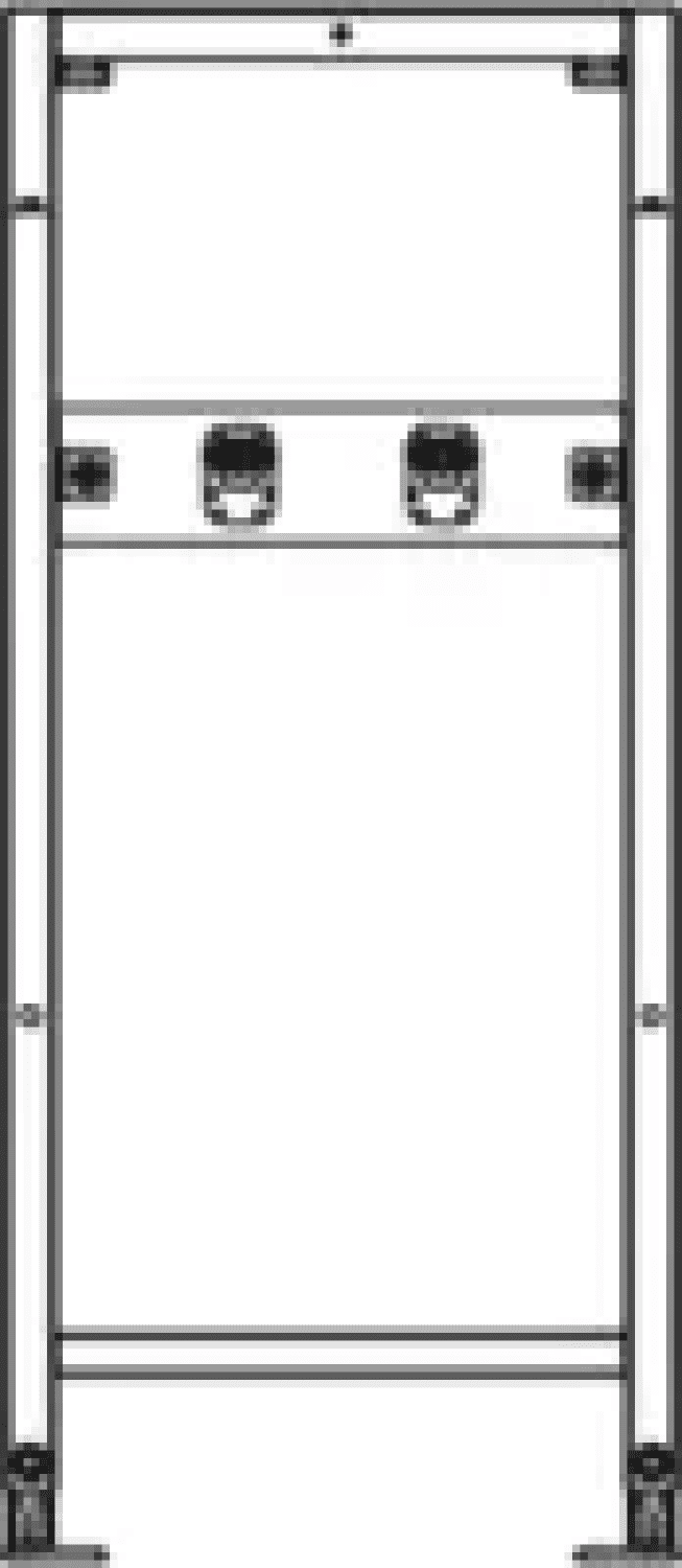 nextVIT Montageelement Dusch und Badewannenarmatur AP