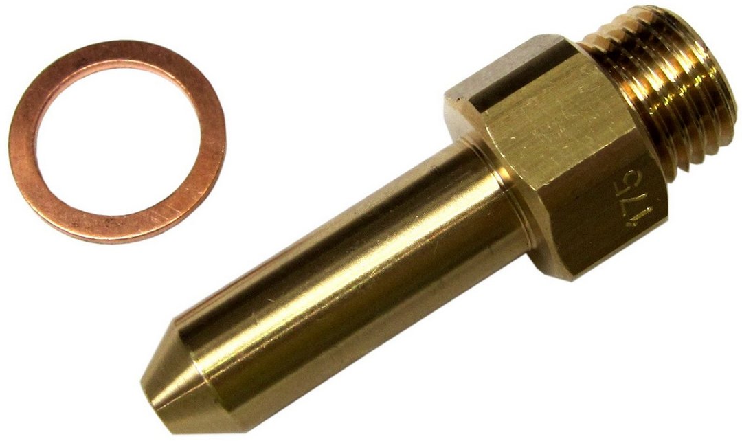 BOSCH Ersatzteil TTNR: 8718584787 Hauptgasd 1,75 Bohrung SW16 48 lg everp