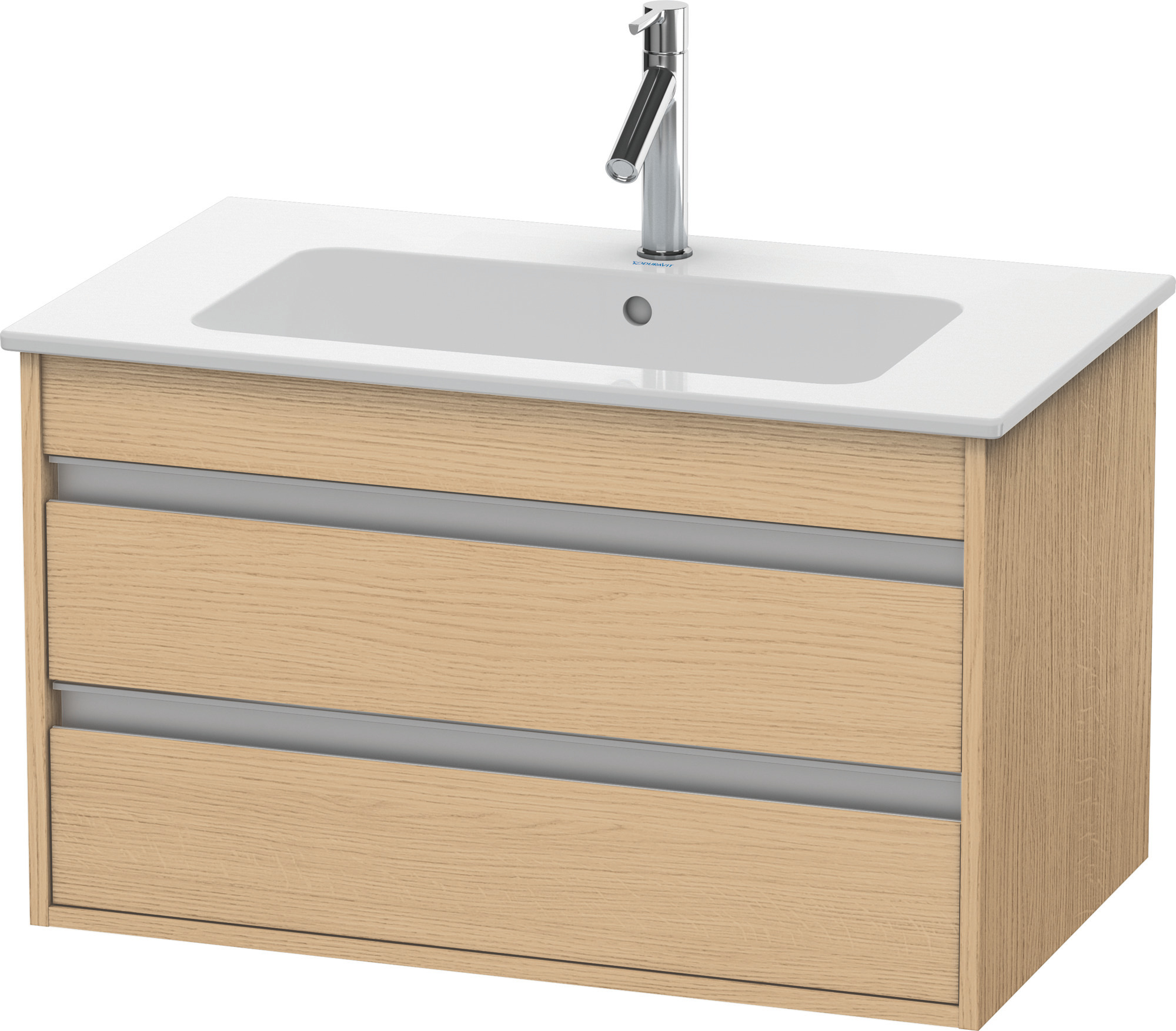 DU WTU Ketho f. ME by Starck, 2 Schubk. 480x800x475mm, Eiche Natur