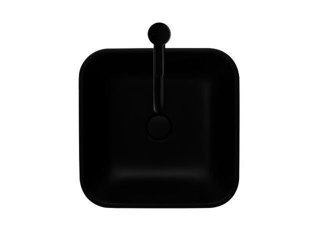 DU Design Siphon Schwarz Matt