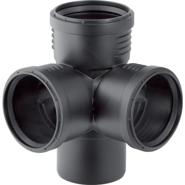 Geberit Silent-PP Eckabzweig 87,5Gr d110/110/110