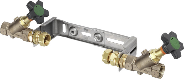 Viega Montageeinheit Easytop 2230.11 in Qn2,5 x Rp1 x Rp1 Siliziumbronze