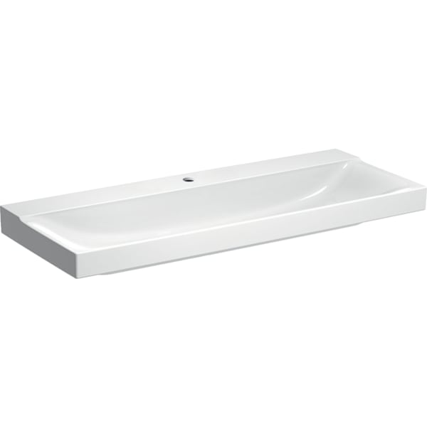 Geberit Xeno2 Waschtisch, 120x48cm m. Hl., o. Ül., weiß, KeraTect