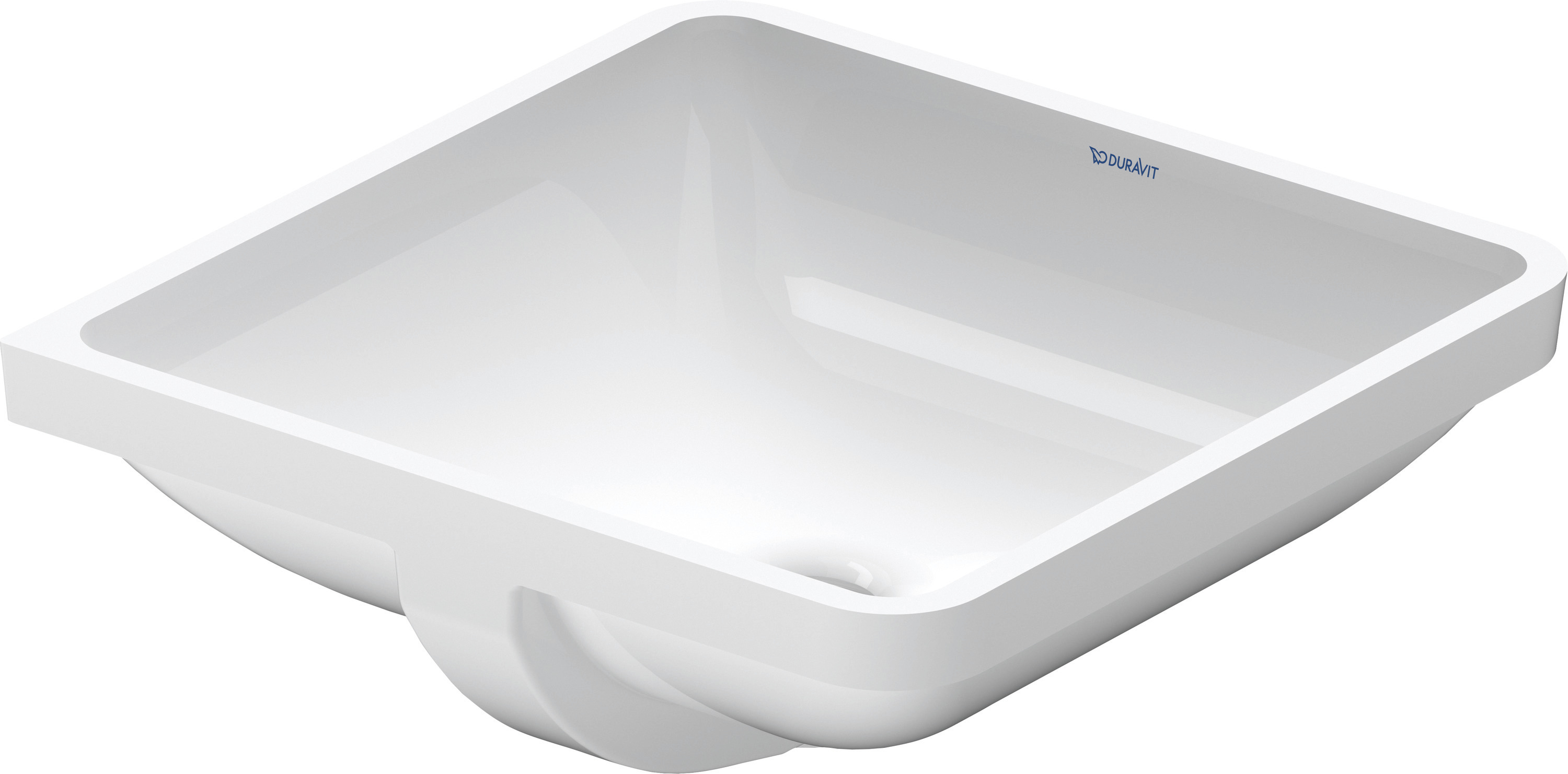 Duravit Einbauwaschtisch Starck 3 430 mm EB v.unten, mit ÜL, ohne HLB, weiß WG
