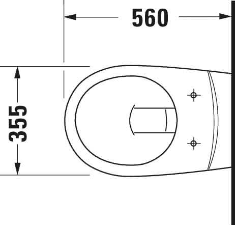 DU Wand-WC D-Code basic 560 mm Tiefspüler, weiß