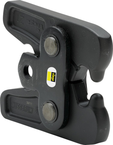 Viega Zugbacke 2296.2 in 12-35mm und 20-25mm Stahl schwarz