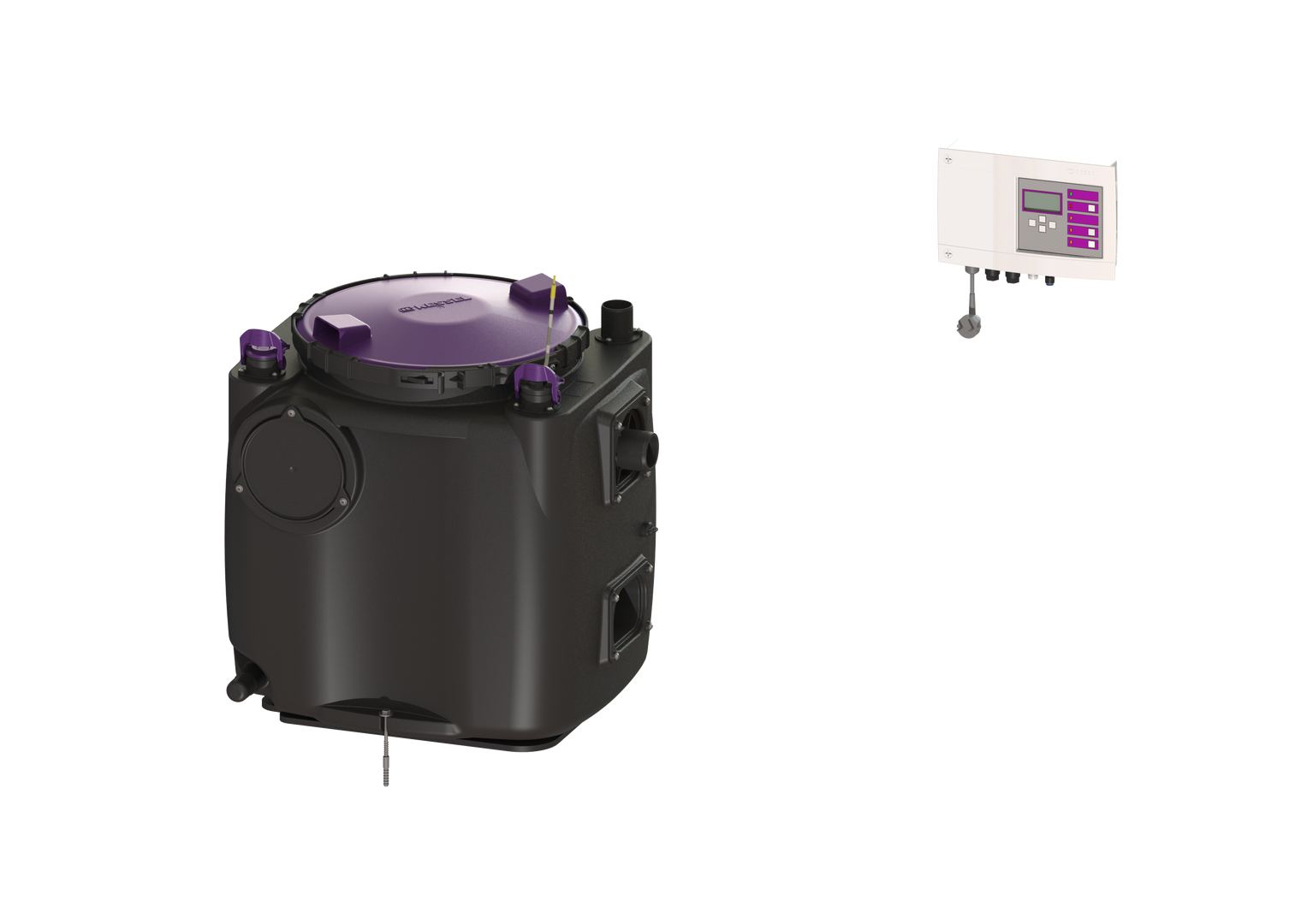 KESSEL-Hebeanlage Aqualift 100 Duo, GTF 600, freie Aufstellung