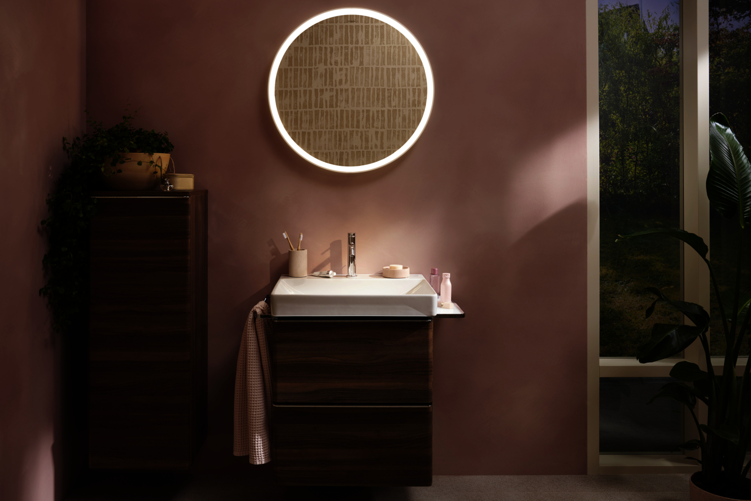 Hansgrohe WTM 110 Tecturis S CoolStart  EcoSmartu.  m. Zugstangen-Ablaufg. chrom