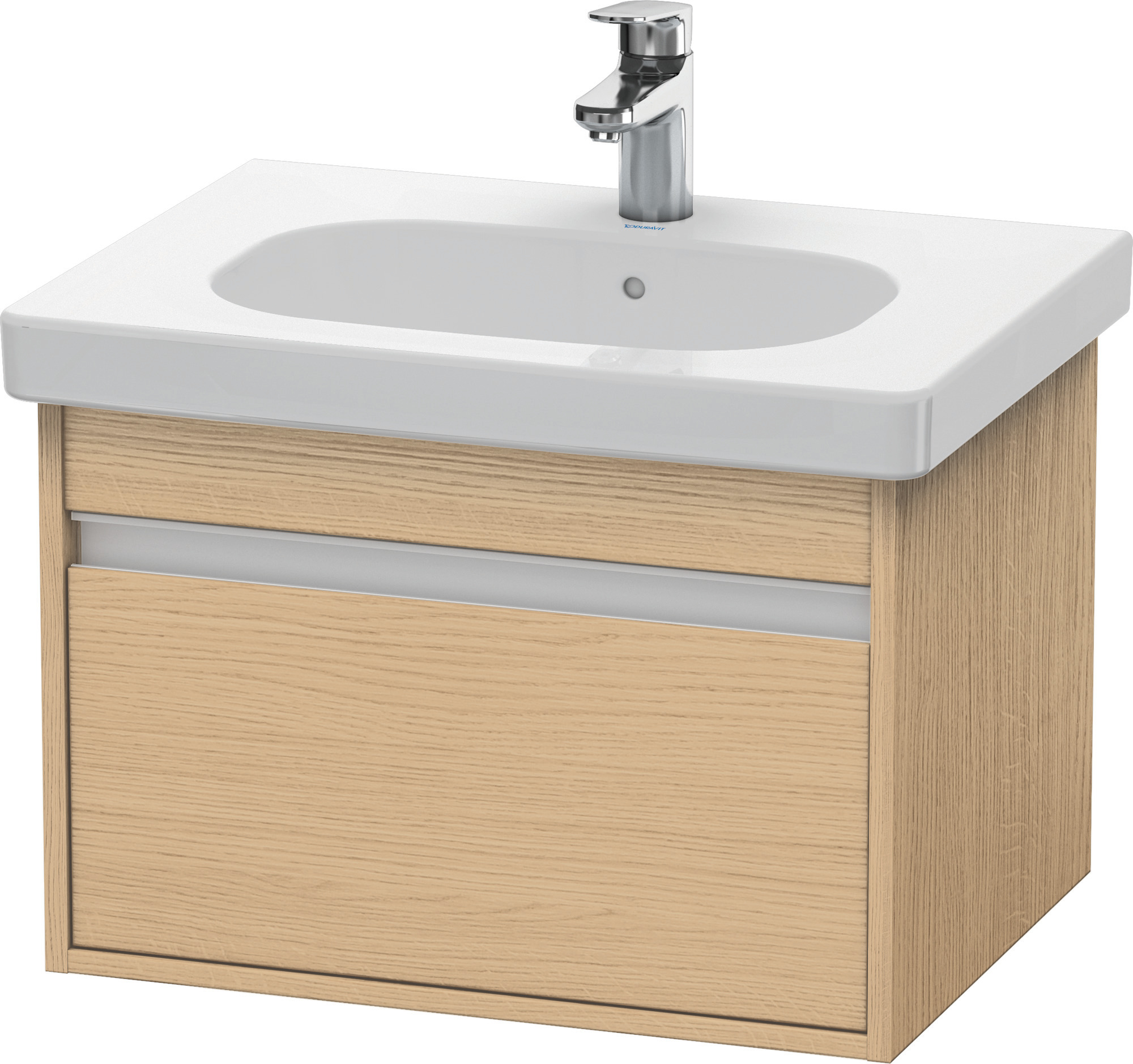 Duravit WTU wandhängend Ketho 455x600x410mm 1 Auszug, für 034265, Eiche Natur