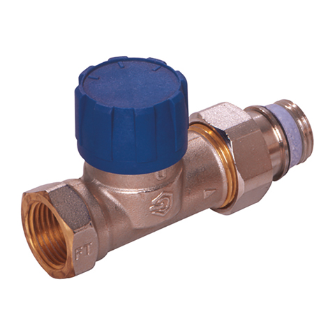 Flamco Thermostatventil Durchgang DN15 erweiterter Kv, Rp1/2 x G1/2a, M30x1,5