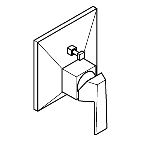 GROHE EH-Wannenbatterie Allure Brilliant 24279 FMS für 35604 hard graphite geb.