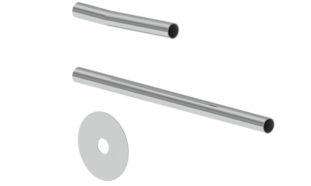 Remeha Rohranschluss zur Wanddurchfuehrung Laenge 150mm und 300mm