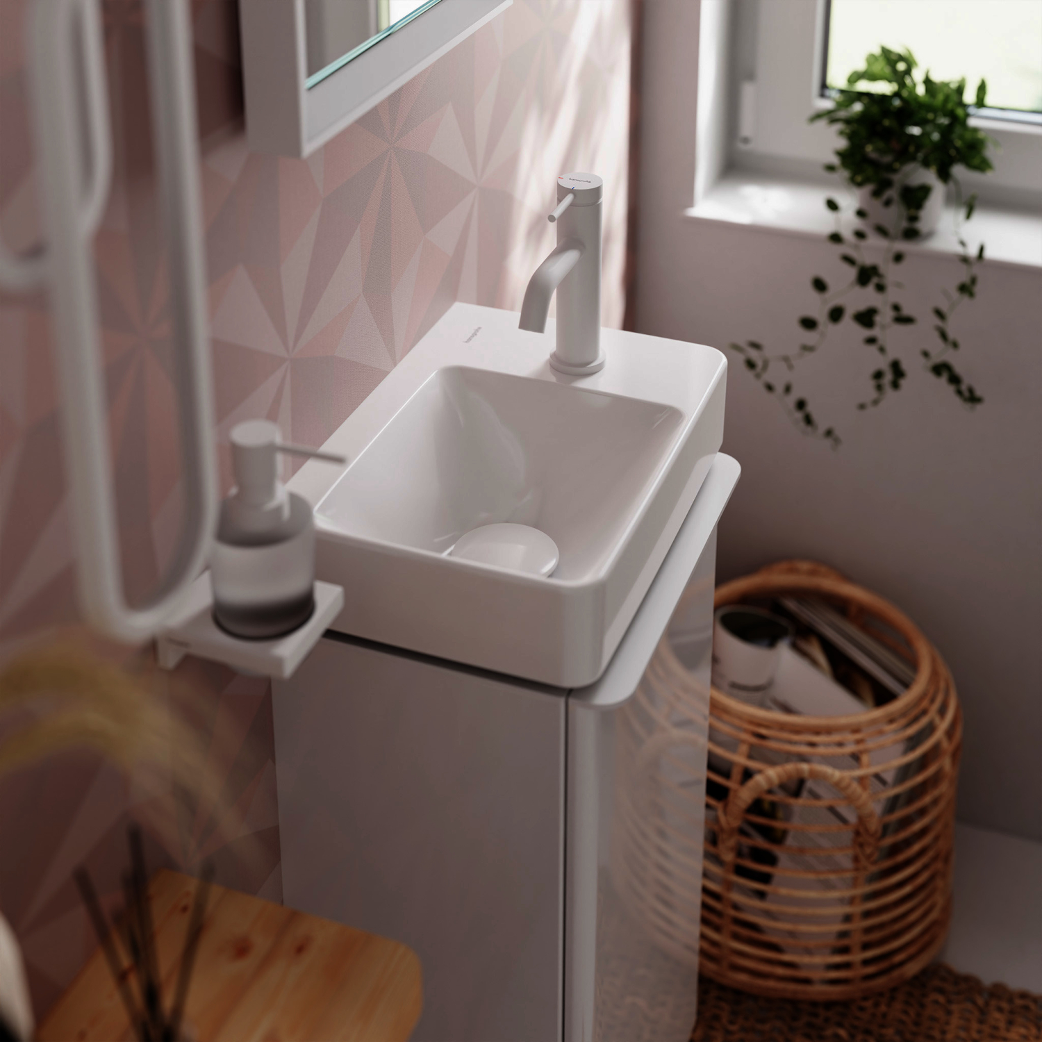 Hansgrohe WTM 80 Tecturis S CoolStart ohne Ablaufgarnitur MW