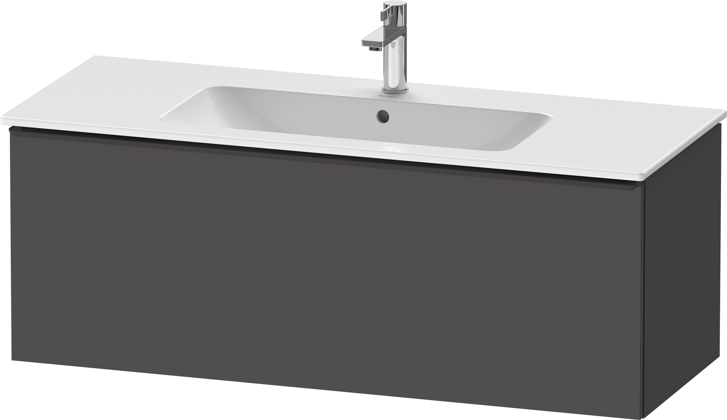 Duravit D-Neo WTU,Wdh,Ausz:1,Gr:Diamant Schw. 1210x462x440mm,Graphit Matt, Dekor