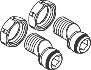 Hansgrohe Kugel-S-Anschluss Set Axor Duschkombi