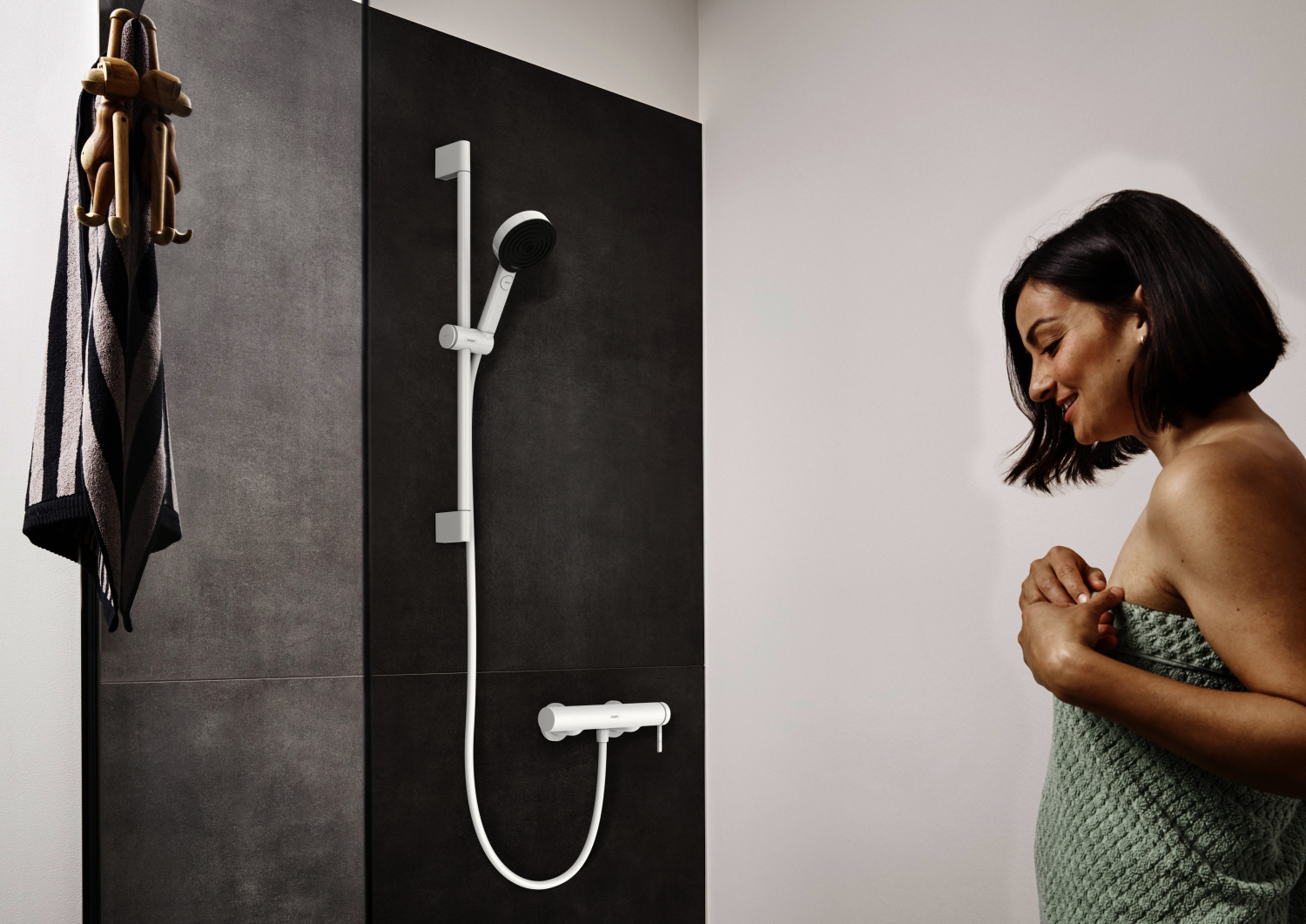 Hansgrohe Brausenmischer Aufputz Finoris mattweiss