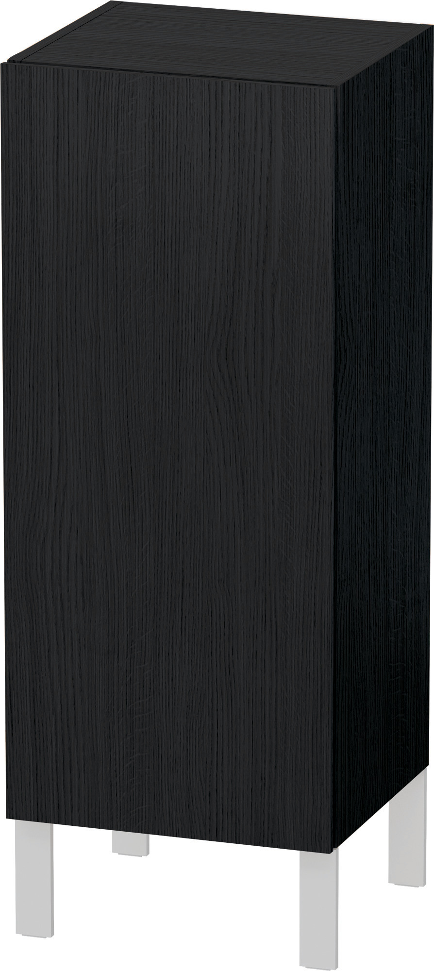 Duravit HHS individual L-Cube 200x250x600mm 1 Tür, TA li., Eiche Schwarz