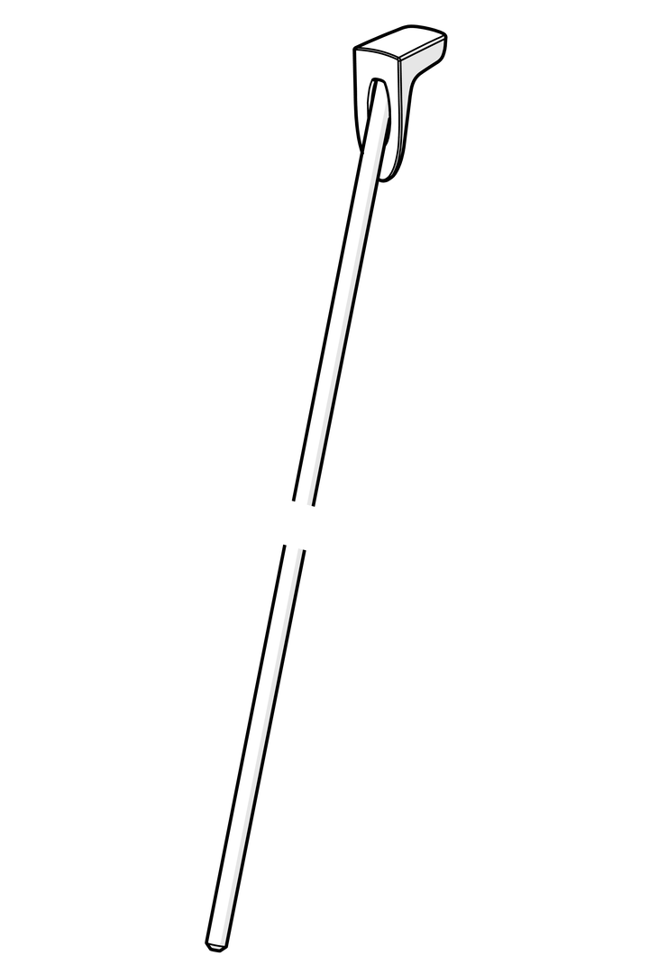 Hansa Zugstange m. Knopf HANSA 59914477 chr