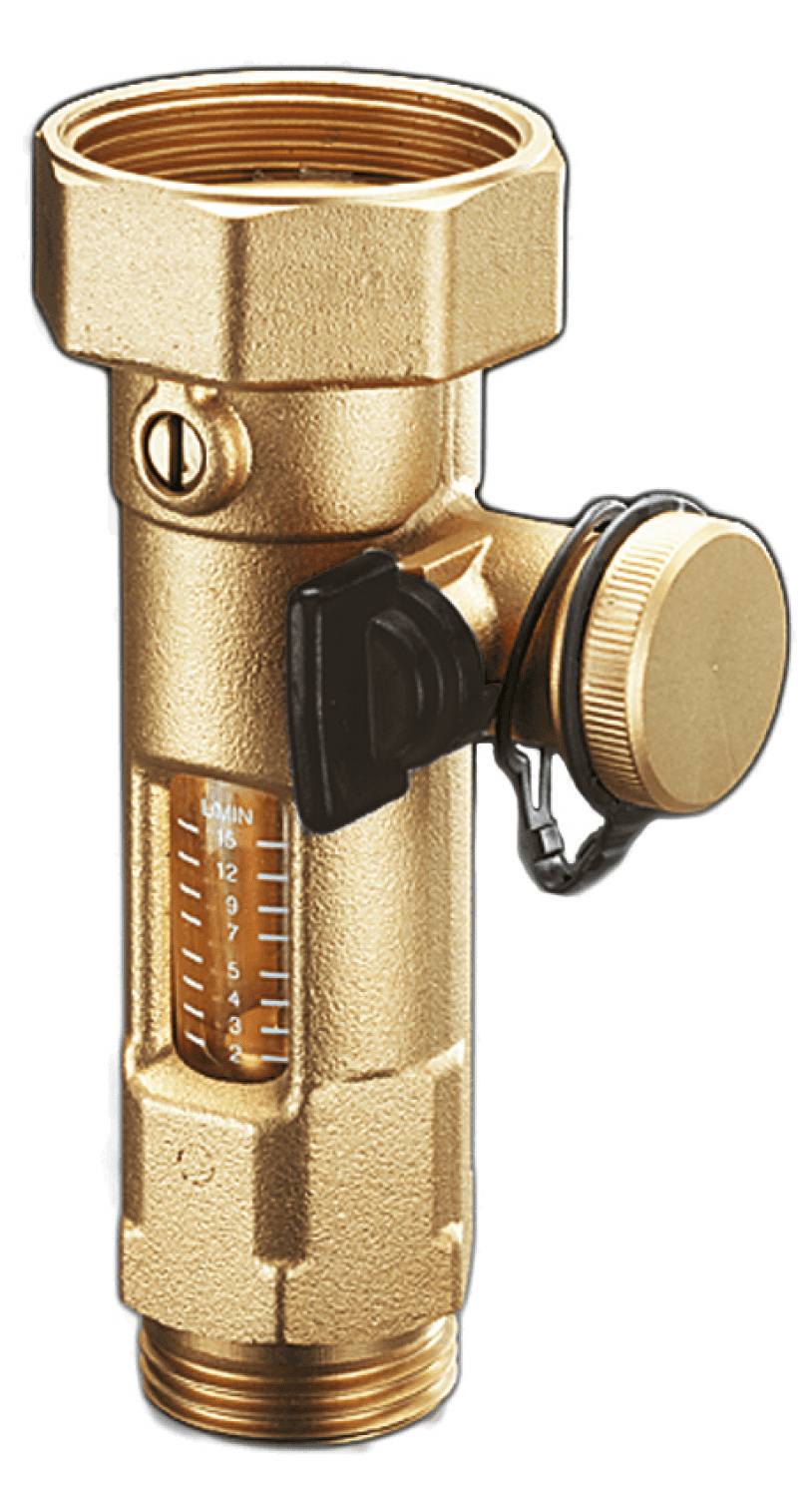 OVENTROP-Durchflussvorrichtung für Regusol Stationen, 2-14 l/min OVENTROP-Durchflussvorrichtung für Regusol Stationen, 2-14 l/min