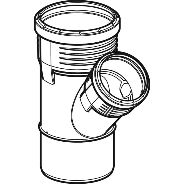 Geberit Silent-PP Abzweig 45Gr d40/40