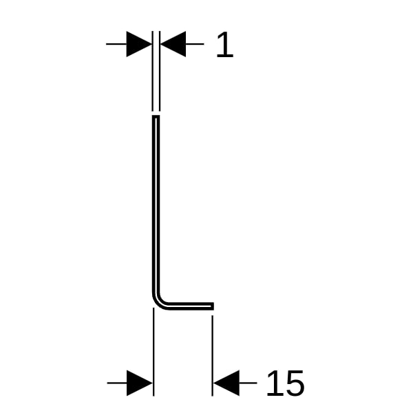 Geberit Fu?st?tzen 457.888.26 (2 St?ck)