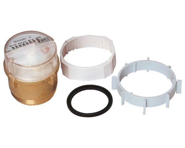 Flamco MTW-IE Koax G2B Q3=2,5 Messpatrone Warmwasser, Mehrstrahl-Trockenläufer