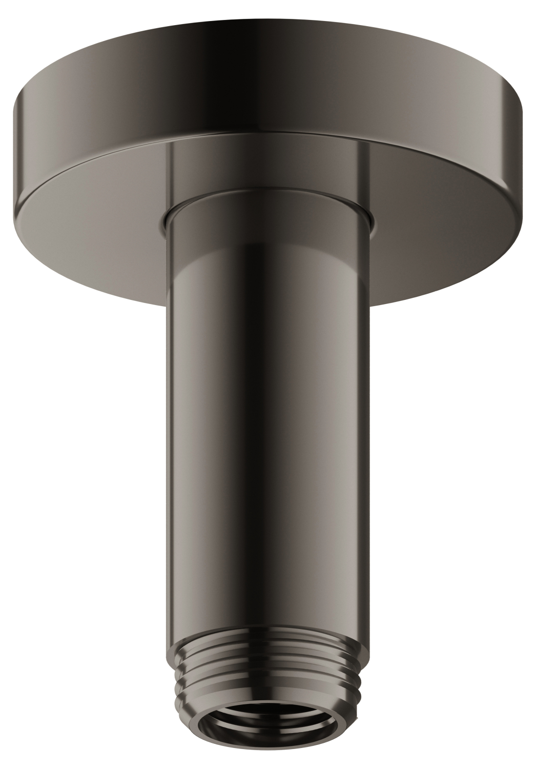 KEUCO Brausearm Elegance 51689, Deckenanschluss, 100 mm, Nickel geb.