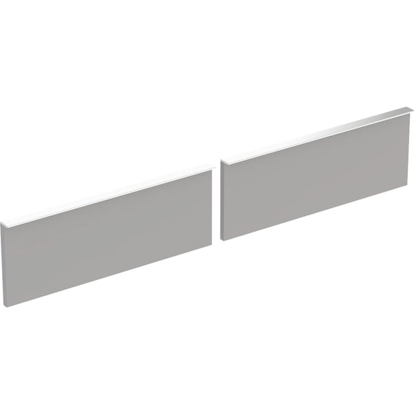 Geberit Set Schubl. Front f. iCon US für 2AWT Breite 120 cm, platin (2 St.)