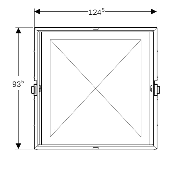 Geberit Rohbaubox für Geberit ONE SPS B: 120cm, H: 90cm