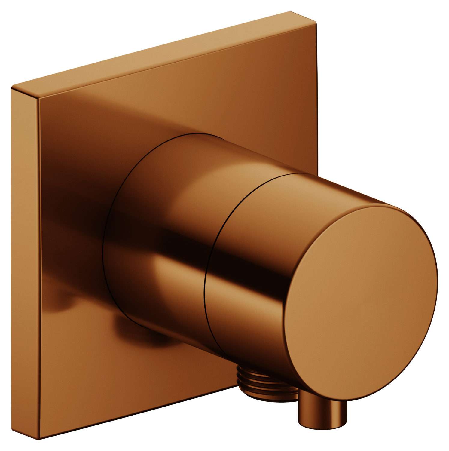 KEUCO 2-Wege Umstellv. IXMO Comfort 59556, Schlauchanschl.,eckig,Bronze gebürstet