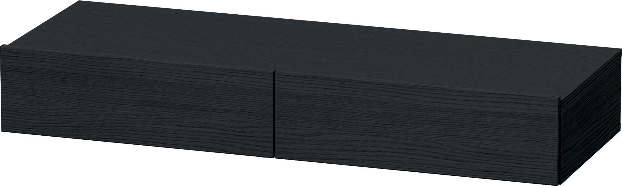 Duravit SchKa-Ablage DuraStyle 440x1200x150 2 Schubkästen,Eiche Schwarz