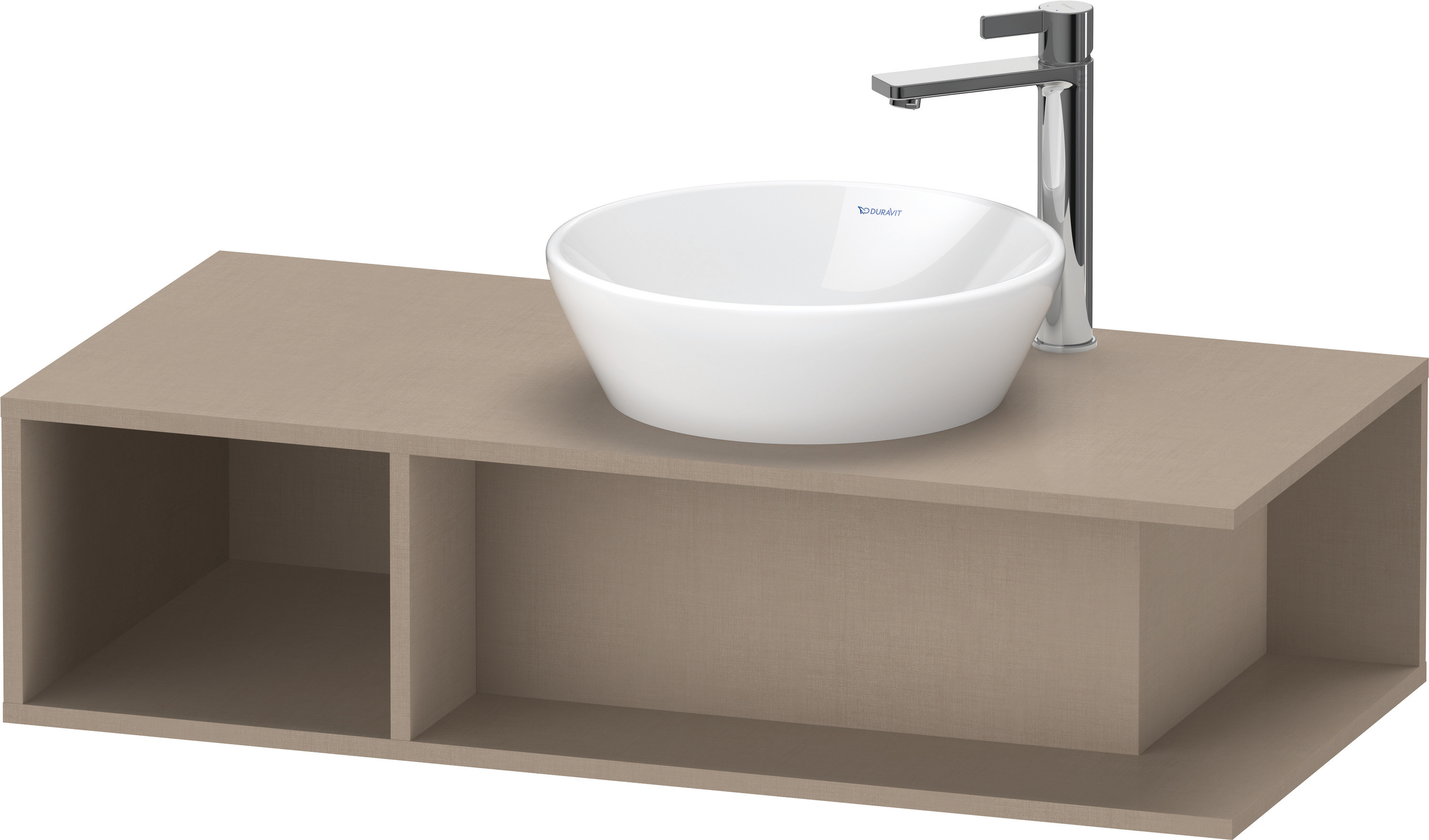 Duravit D-Neo WTU wandh.,1 offenes Fach l., 260x1000x480mm, Leinen
