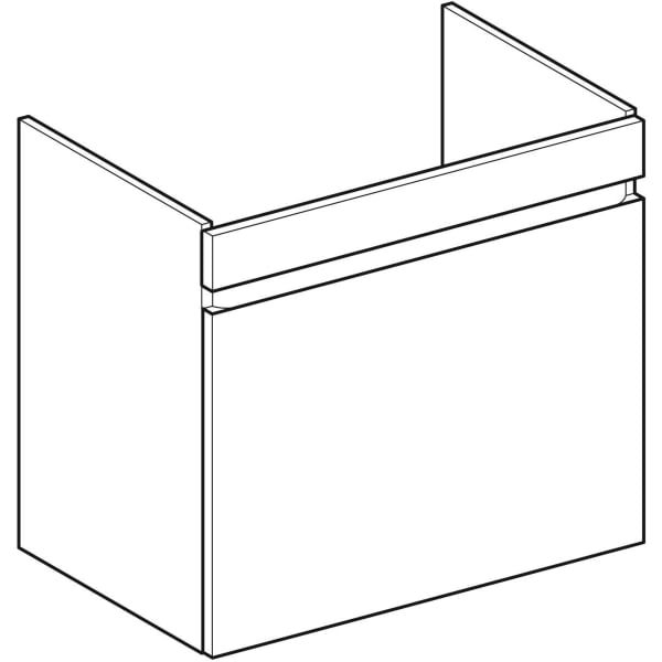 Geberit Renova Plan US f. WT, mit 1 Schublade u. Innenschubl., 68,2x60,6x44,6cm, lava