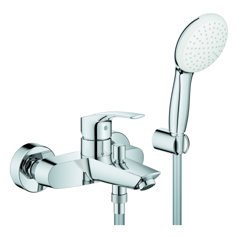 GROHE EH-Wannenbatt. Eurosmart 25276_3 Wandmontage mit Wandhalterset chrom
