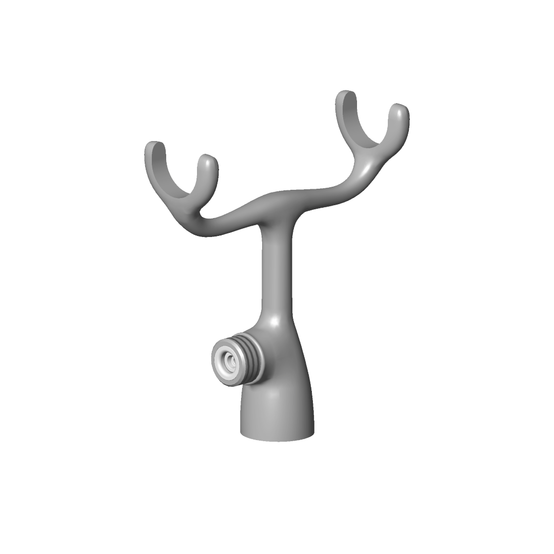 Dornbracht Halter ERSATZTEILE 04172001000 160 x  180 x 55 mm Dark Platinum gebürstet